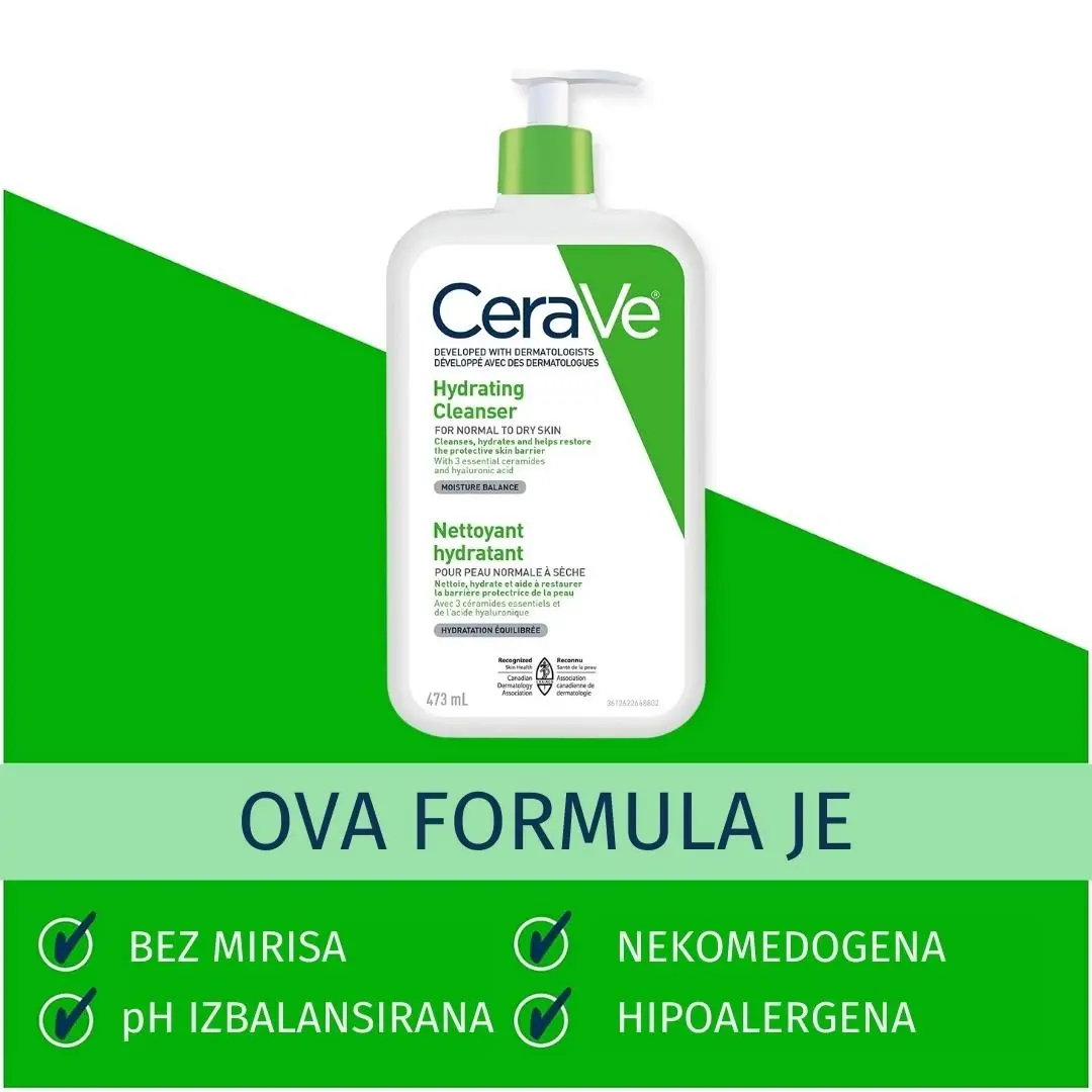 Selected image for CERAVE Hidratantna emulzija za čišćenje za suvu do normalnu kožu 473ml