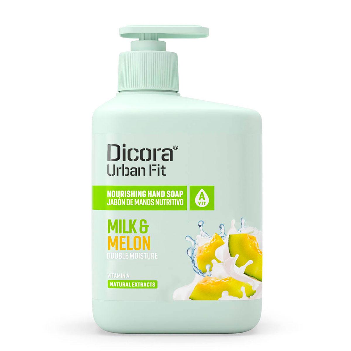 DICORA Tečni sapun za ruke UrbanFit mleko, dinja, vitamin A 500ml