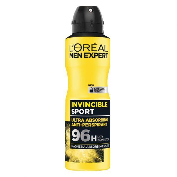 L'OREAL PARIS Muški dezodorans u spreju Men Expert Invincible Sport 96h 150 ml