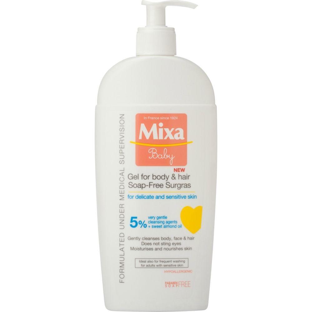 MIXA Baby Gel za kupanje bogat lipidima bez sapuna za kosu i telo 250 ml