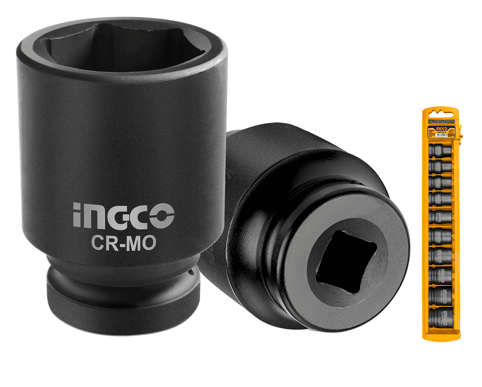 INGCO 10-delni set 1/2“ udarnih nasadnih ključeva HKISSD12101
