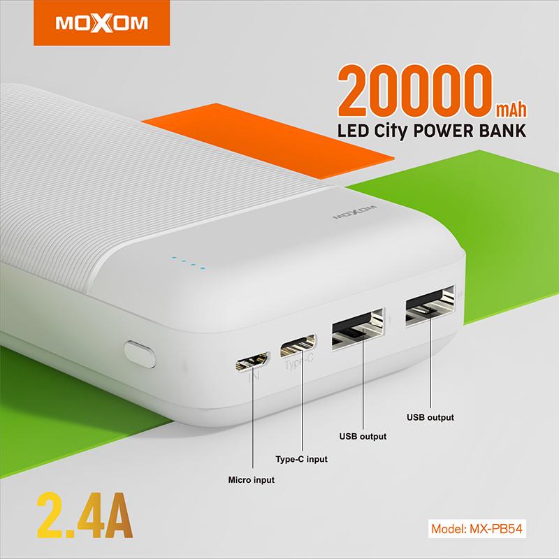 Selected image for Moxom Power bank  MX-PB54 20000mAh 2.4A beli