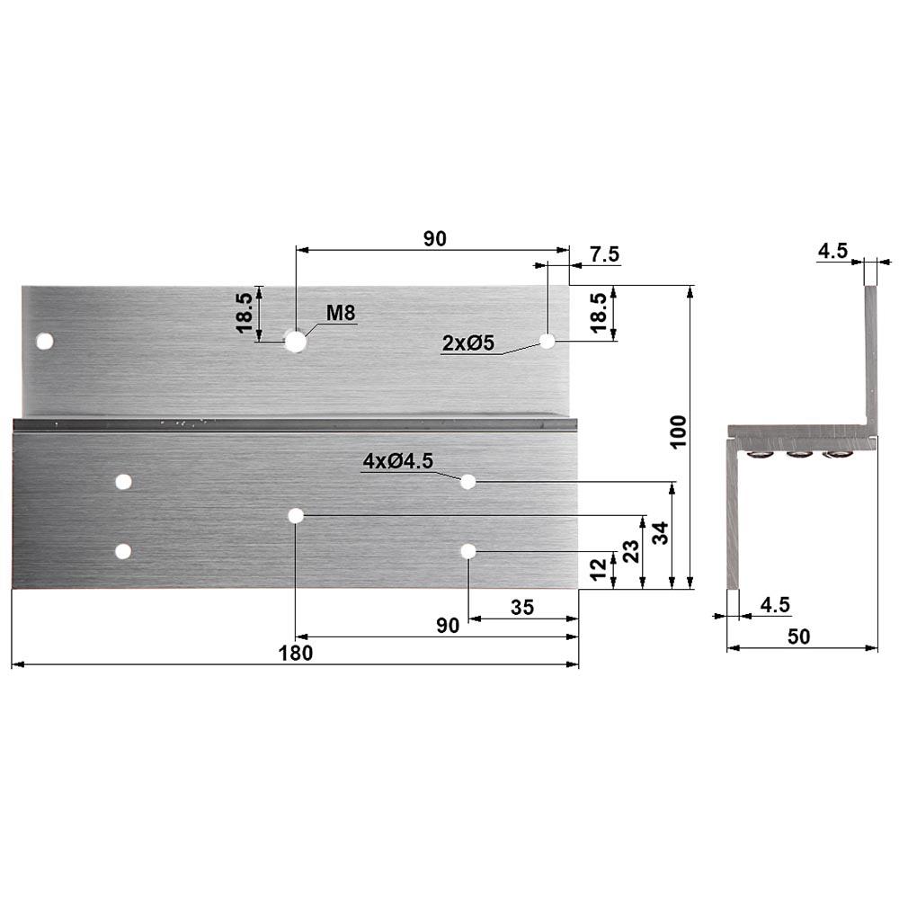 Selected image for DAHUA Z-adapter i L-adapter za montažu holdera ASF280ZL
