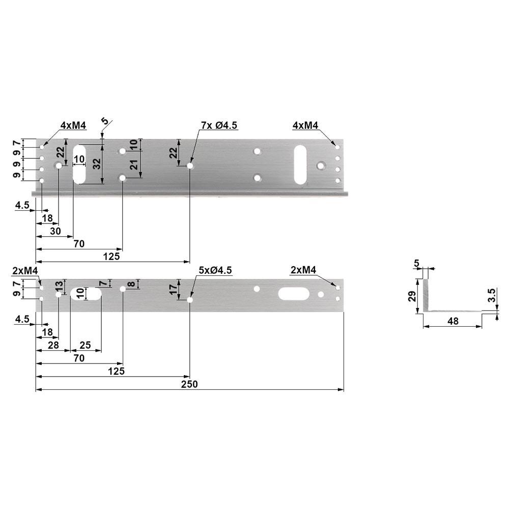 Selected image for DAHUA Z-adapter i L-adapter za montažu holdera ASF280ZL
