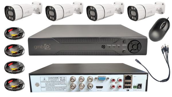 GEMBIRD Kamera set od 4 analogne  kamere CAM-AHD2MP-KITXM4W