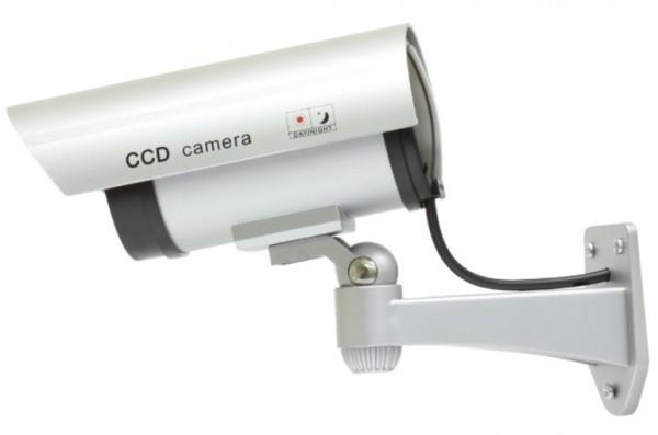 HOME Lažna kamera HSK110 Outdoor dummy srebrna