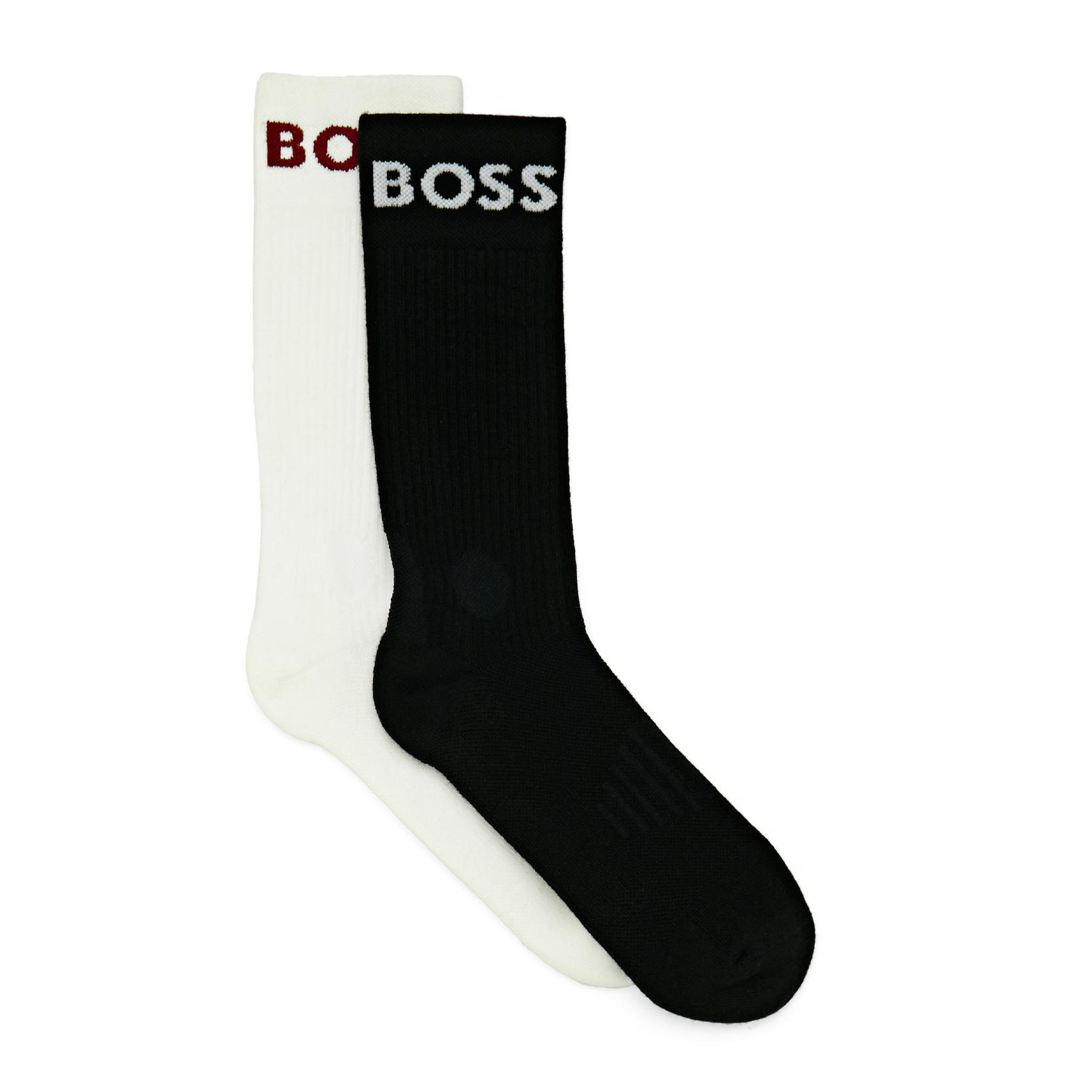 BOSS Muške čarape 2/1 crno-bele