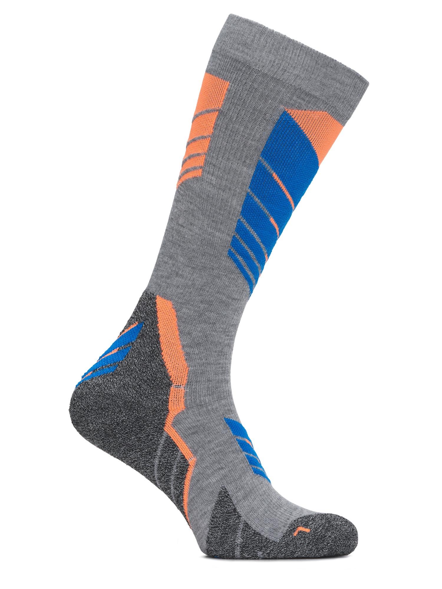 BRILLE Ski čarape sivo-plave