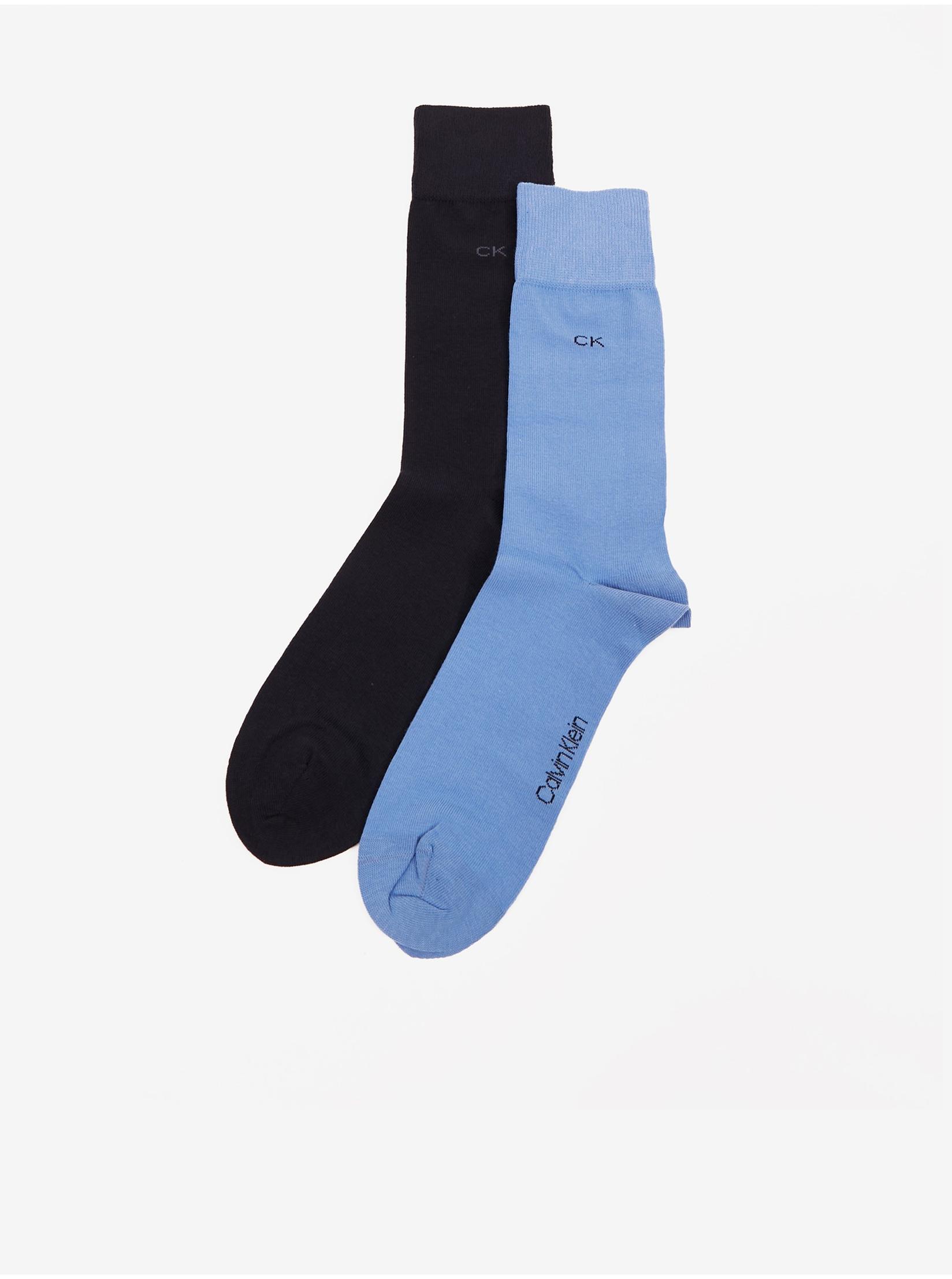CALVIN KLEIN UNDERWEAR Muške čarape 2/1 crno-plave