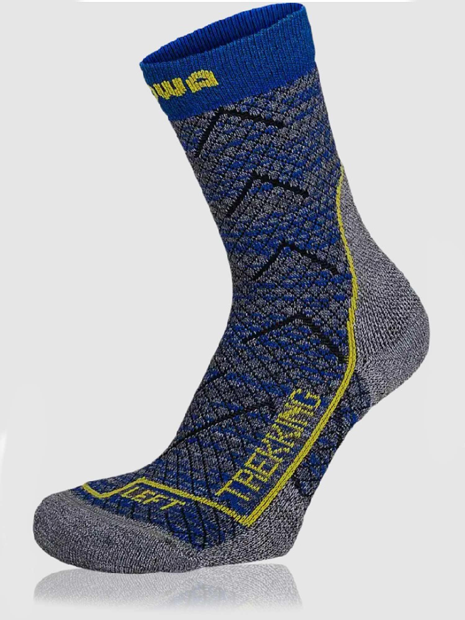 LOWA Čarape za planinarenje za dečake Kids mid Socks plavo-sive