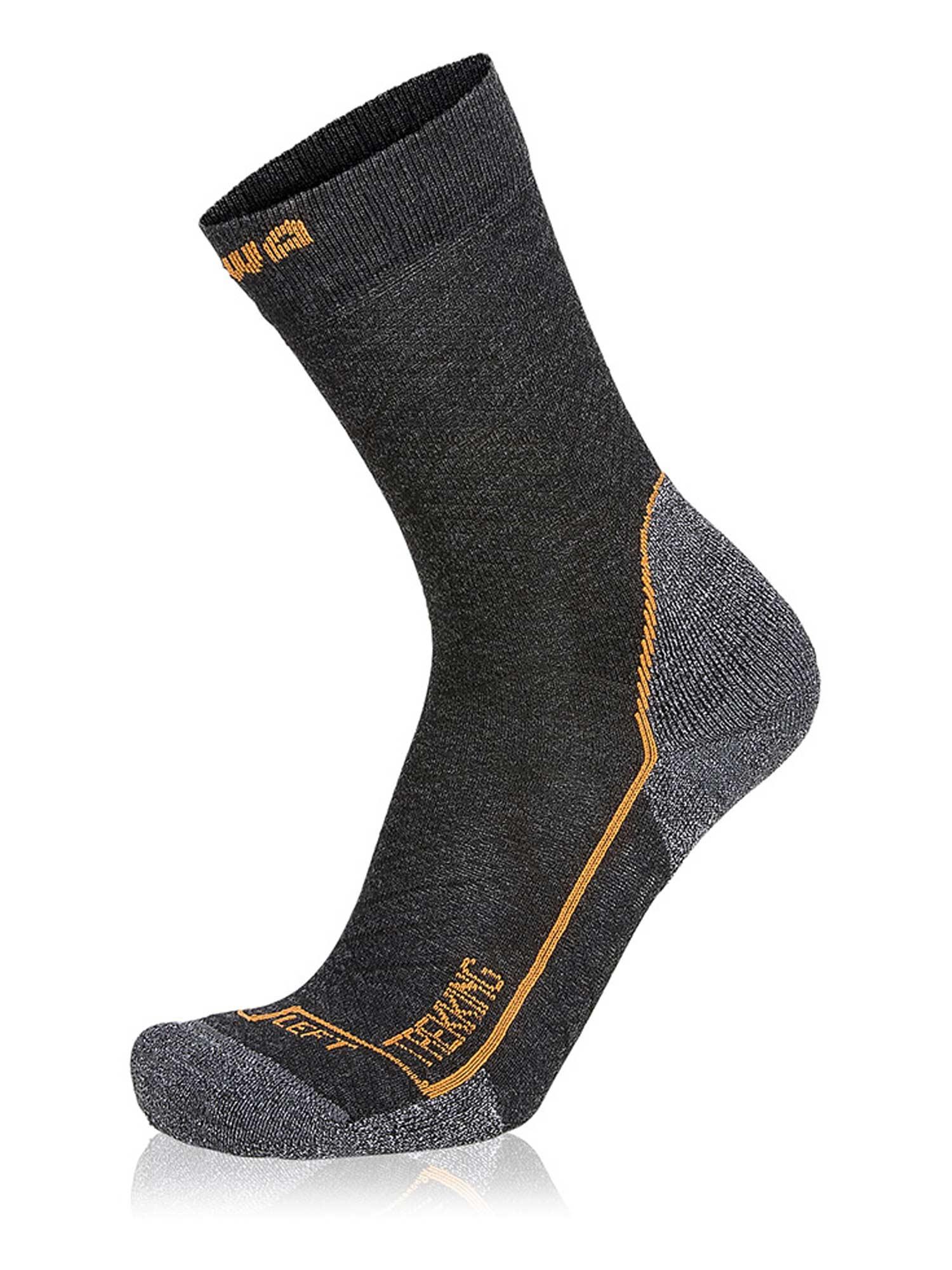 LOWA Muške čarape za planinarenje Trekking mid Socks tamnosive