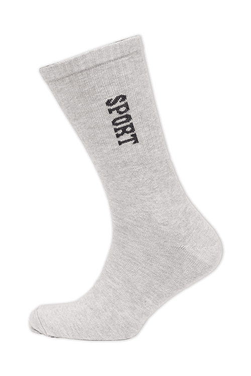 SF muške klasične čarape Sport sive