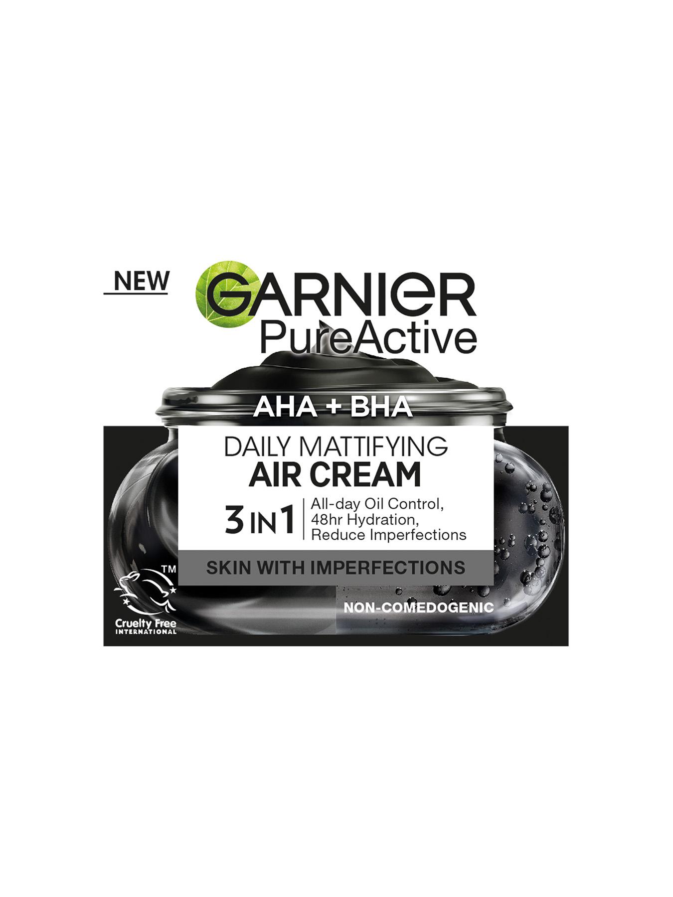 Garnier Pure Active Charcoal Air Matirajuća krema protiv nepravilnosti, 50ml