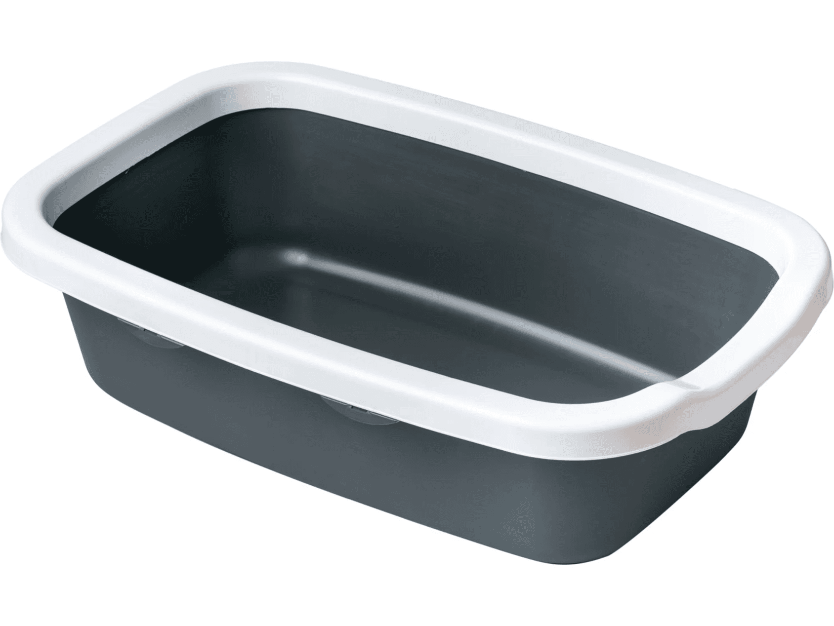 Selected image for PETMAX Pravougaoni toalet za mačke 58.5x38.5x16cm sivi