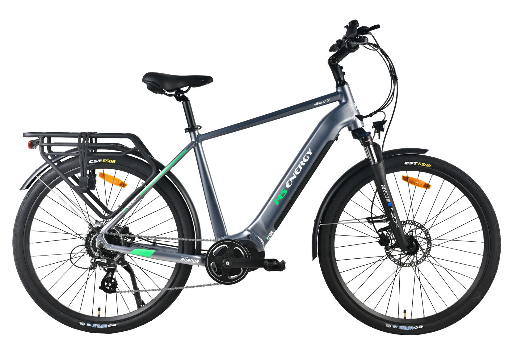 MS ENERGY Električni bicikl eBike c101 antracit