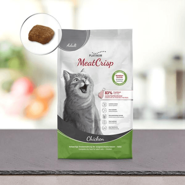 Platinum MeatCrisp Suva hrana za odrasle mačke, Sa piletinom, 3 kg