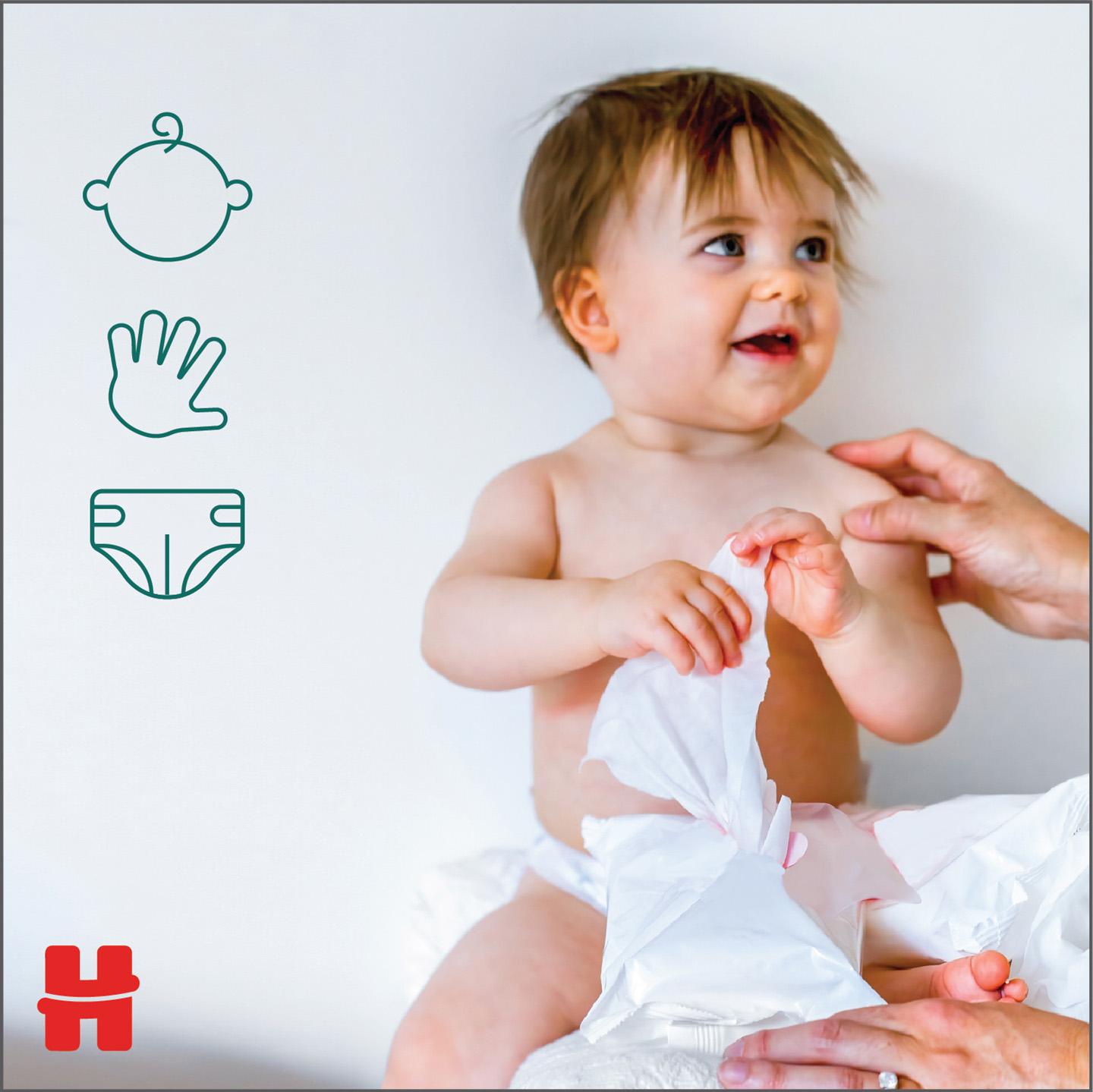 Selected image for HUGGIES Vlažne maramice All Over Clean 56/1