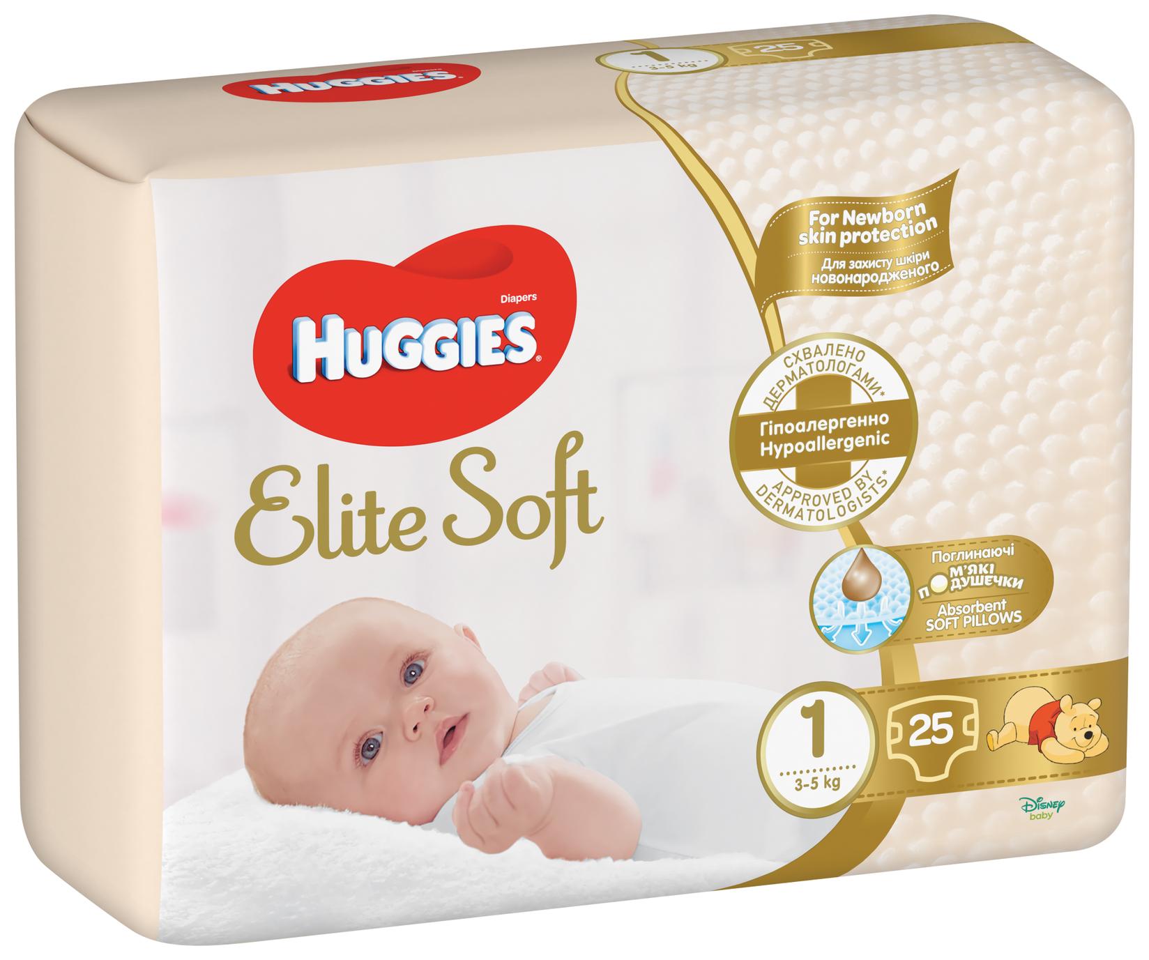HUGGIES Pelene Elite Soft S2 4-6kg 25/1