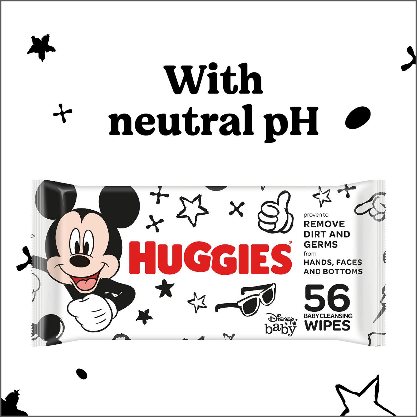 Huggies Vlažne maramice Mickey Mouse, 56 komada