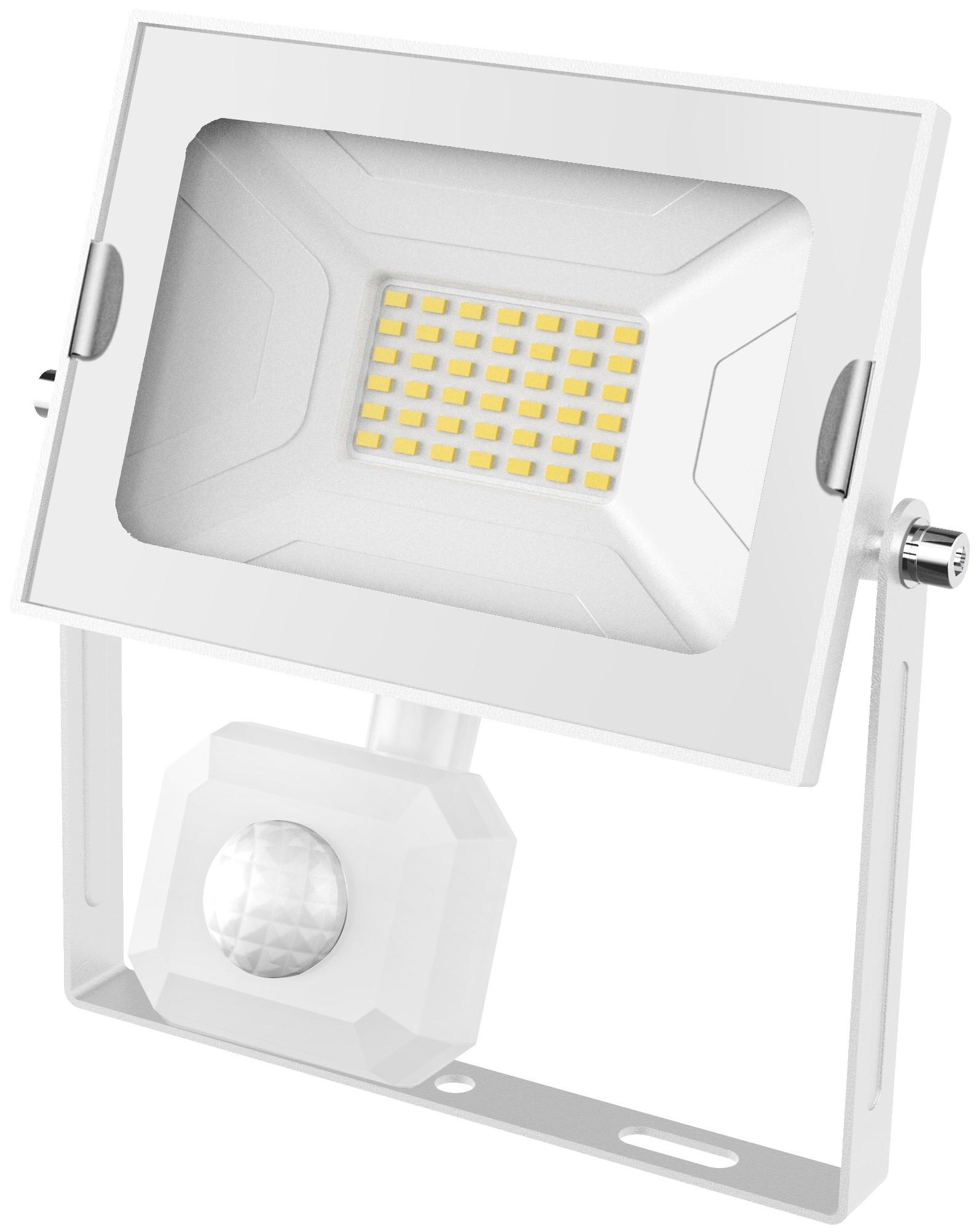 Selected image for AVIDE Reflektor sa senzorom Slim PIR LED SMD 4K 30W beli
