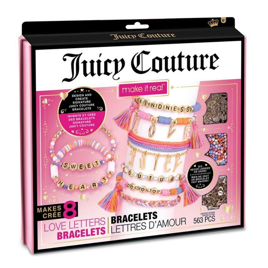 Selected image for MAKE IT REAL Juicy Couture Kreativni set za pravljenje nakita sa slovima za devojčice Love Letters Bracelets