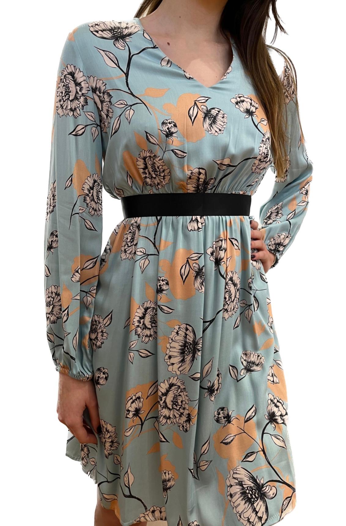 Selected image for CARACTĒRE Ženska haljina sa cvetnim dezenom svetloplava