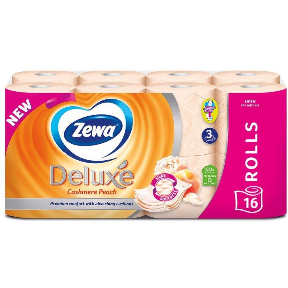 Selected image for ZEWA Deluxe Toalet papir, Breskva, 16/1
