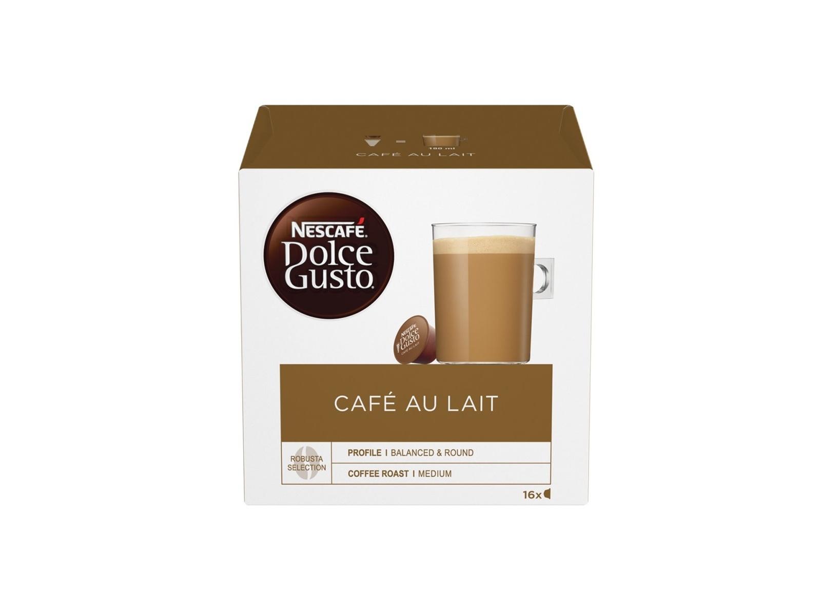 Nescafe Dolce Gusto Cafe au Lait Kapsule za kafu, 16 komada, 160g