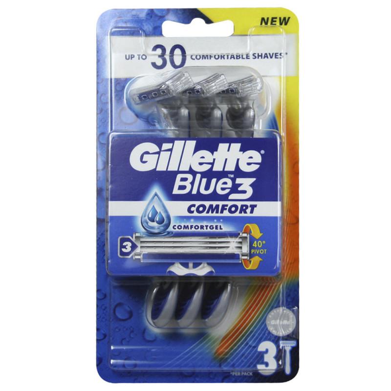 GILLETTE Jednokratni brijači Blue III 3/1