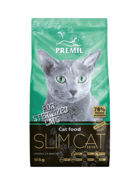 Selected image for PREMIL Suva hrana za mačke Slim Cat 33/10 10kg