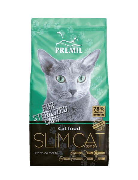 PREMIL Suva hrana za mačke Slim Cat 33/10 2kg