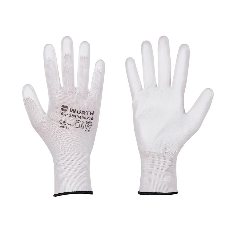 Selected image for WURTH Zaštitne rukavice White PU bele
