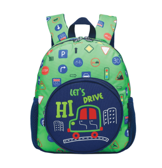 SCOOL Ranac za predškolsko za dečake My First Backpack SC2102 zeleni