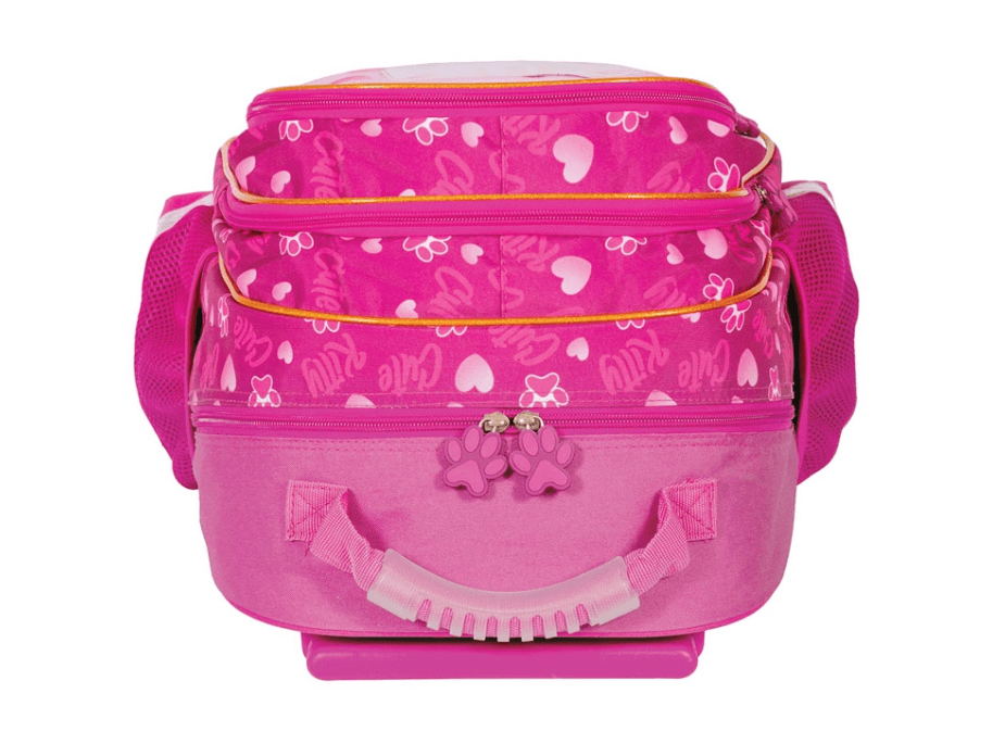 Selected image for SCOOL Ranac za devojčice sa ojačanim leđima Trolley Cute Kitty SC2287 roze