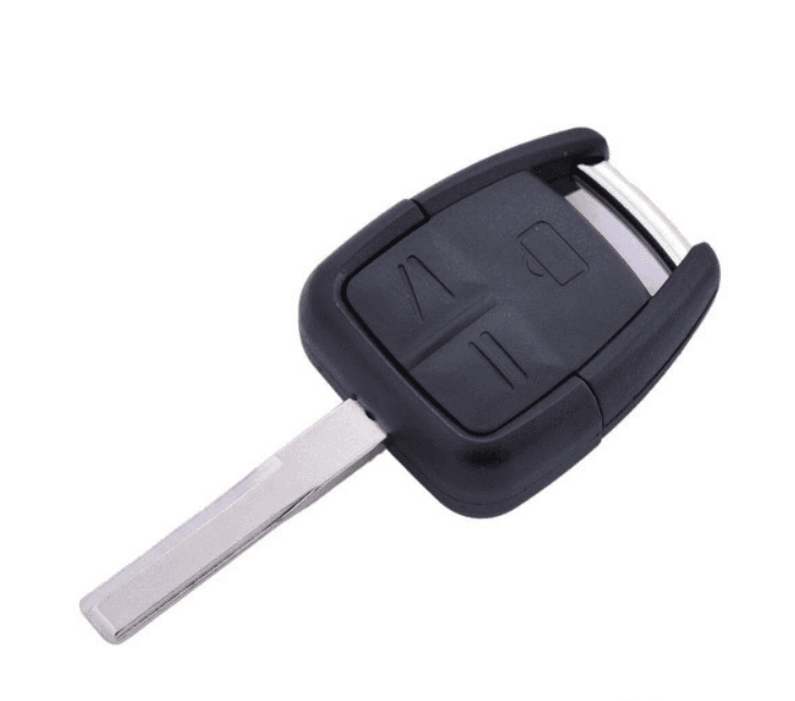 CAR 888 ACCESSORIES Kućište oklop ključa 2 dugmeta za Opel / Vauxhall crno