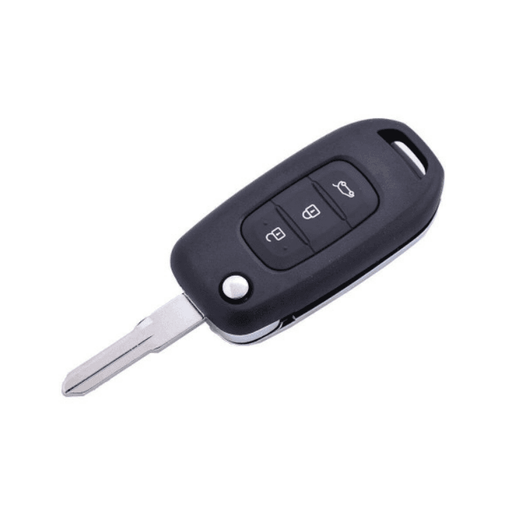 CAR 888 ACCESSORIES Kućište oklop ključa 2 dugmeta za Renault Megane crno