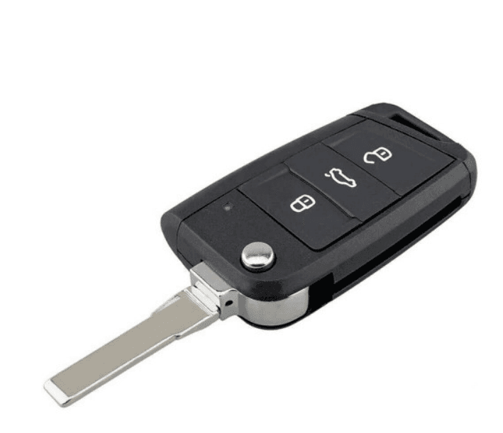 CAR 888 ACCESSORIES Kućište oklop ključa 2 dugmeta za Vw crno