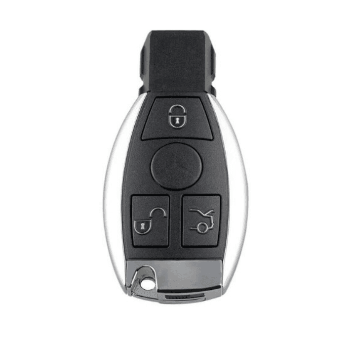 CAR 888 ACCESSORIES Kućište oklop ključa 3 dugmeta za Mercedes crno-sivo
