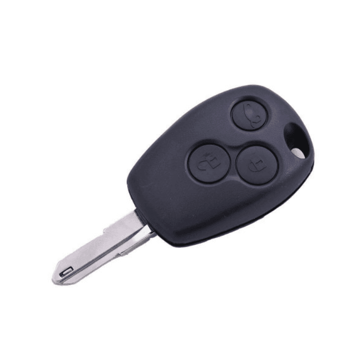 CAR 888 ACCESSORIES Kućište oklop ključa 3 dugmeta za Ne73 Renault crno
