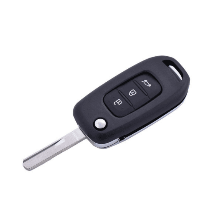 CAR 888 ACCESSORIES Kućište oklop ključa 3 dugmeta za Renault Megane crno