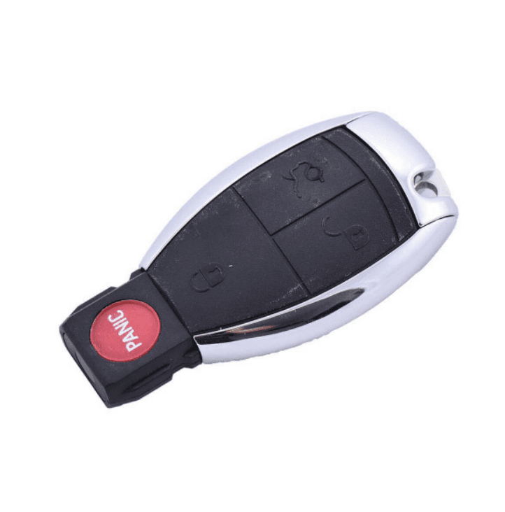 CAR 888 ACCESSORIES Kućište oklop ključa 4 dugmeta za Mercedes crno-sivo
