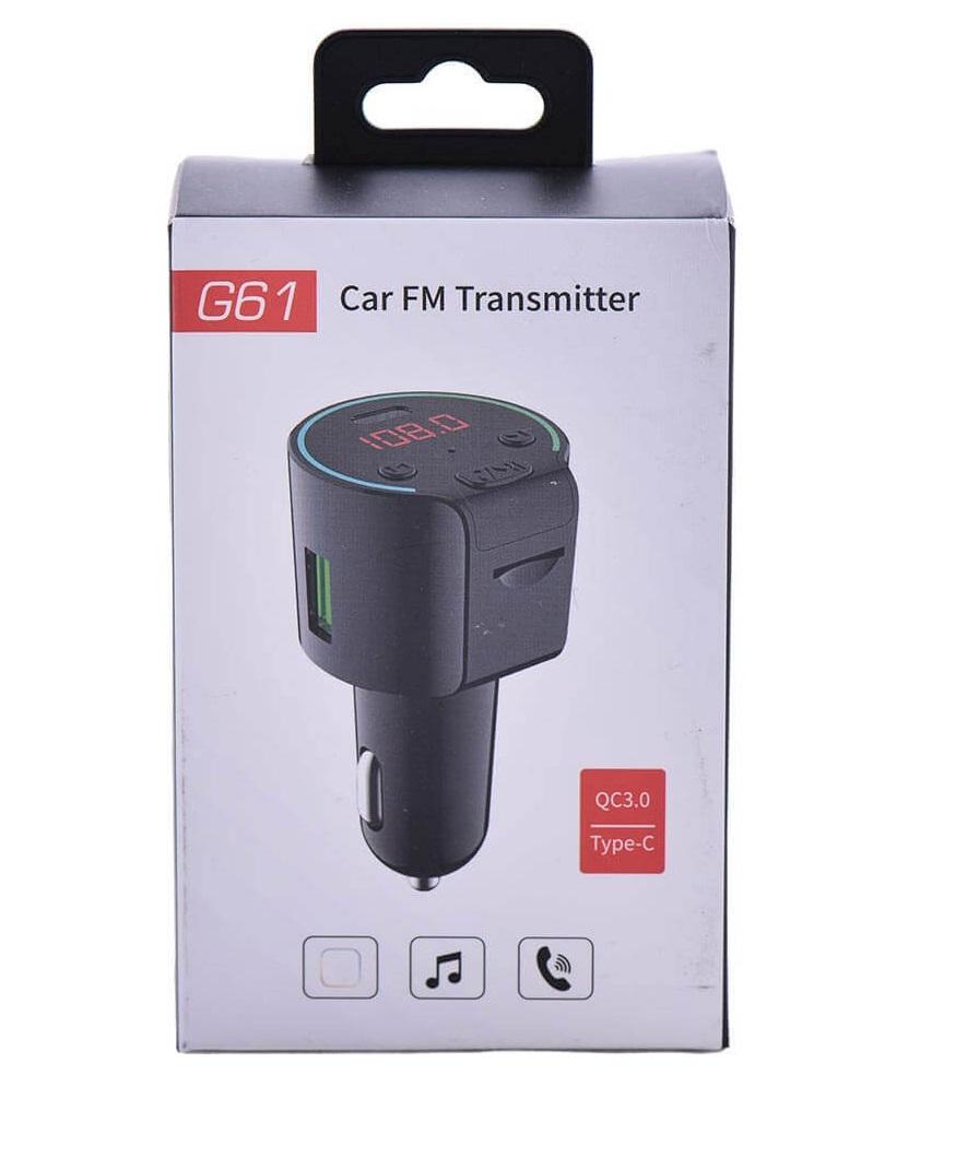CAR 888 ACCESSORIES FM Transmiter, 2 USB Ulaza, Bluetooth 5.0, Mp3, WMA Crni