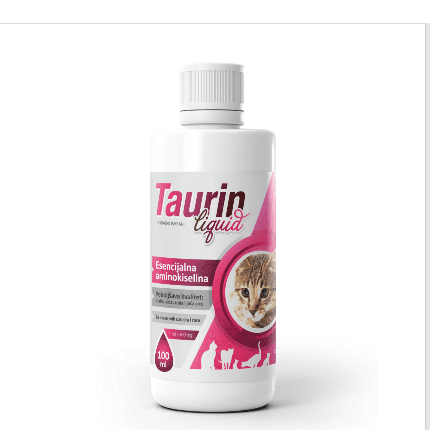INTERAGRAR Dodatak ishrani za bolje zdravlje mačaka Taurin Liquid 100ml
