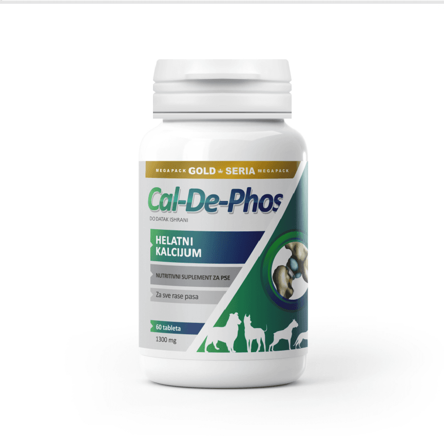 INTERAGRAR Tablete za zdravije kosti mladih pasa Cal-De-Phos Gold A60