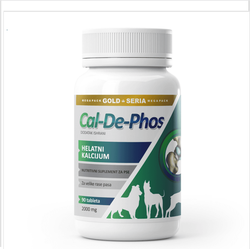 INTERAGRAR Tablete za zdravije kosti mladih pasa Cal-De-Phos Gold A90