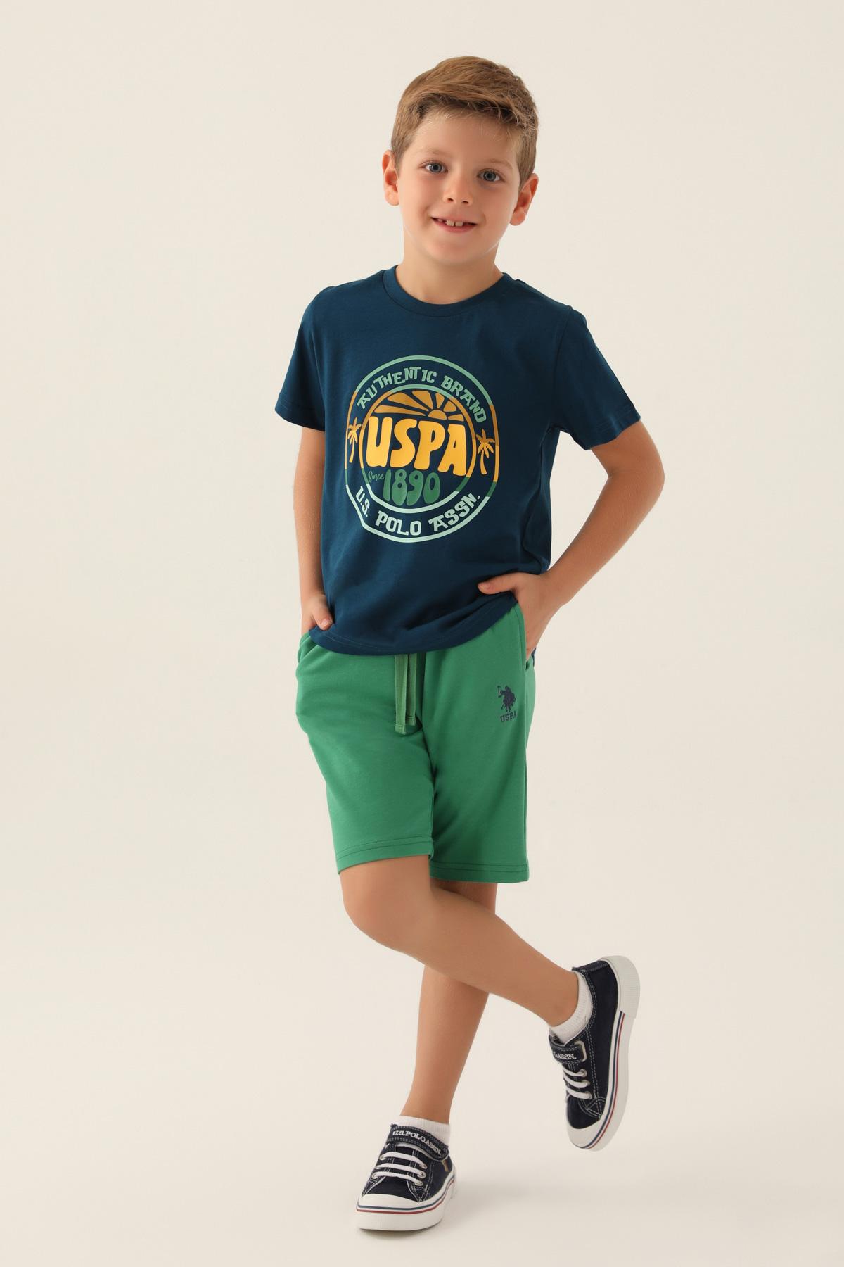 Selected image for U.S. Polo Assn. Komplet za dečake US1741-4, Teget-zeleni