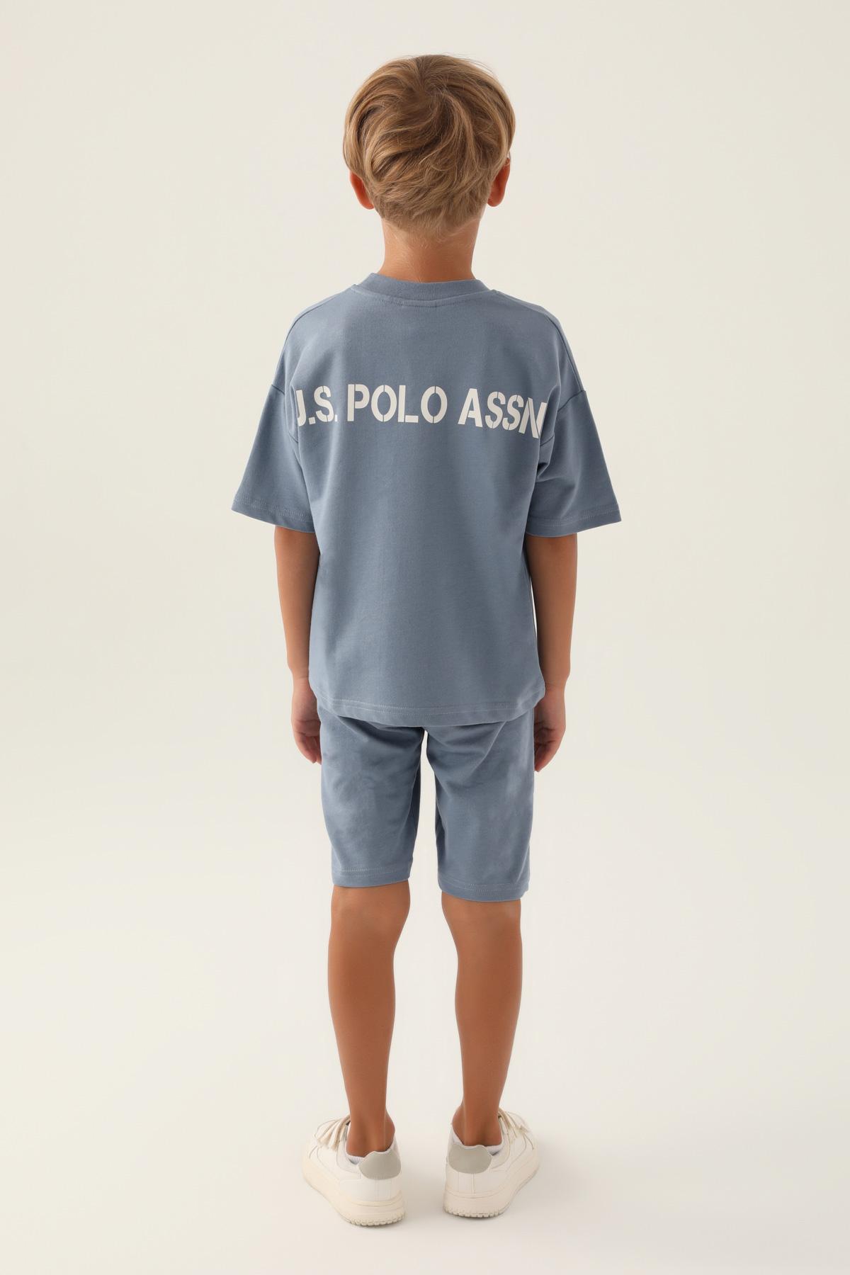 Selected image for U.S. Polo Assn. Komplet za dečake US1774-G, Svetloplavi