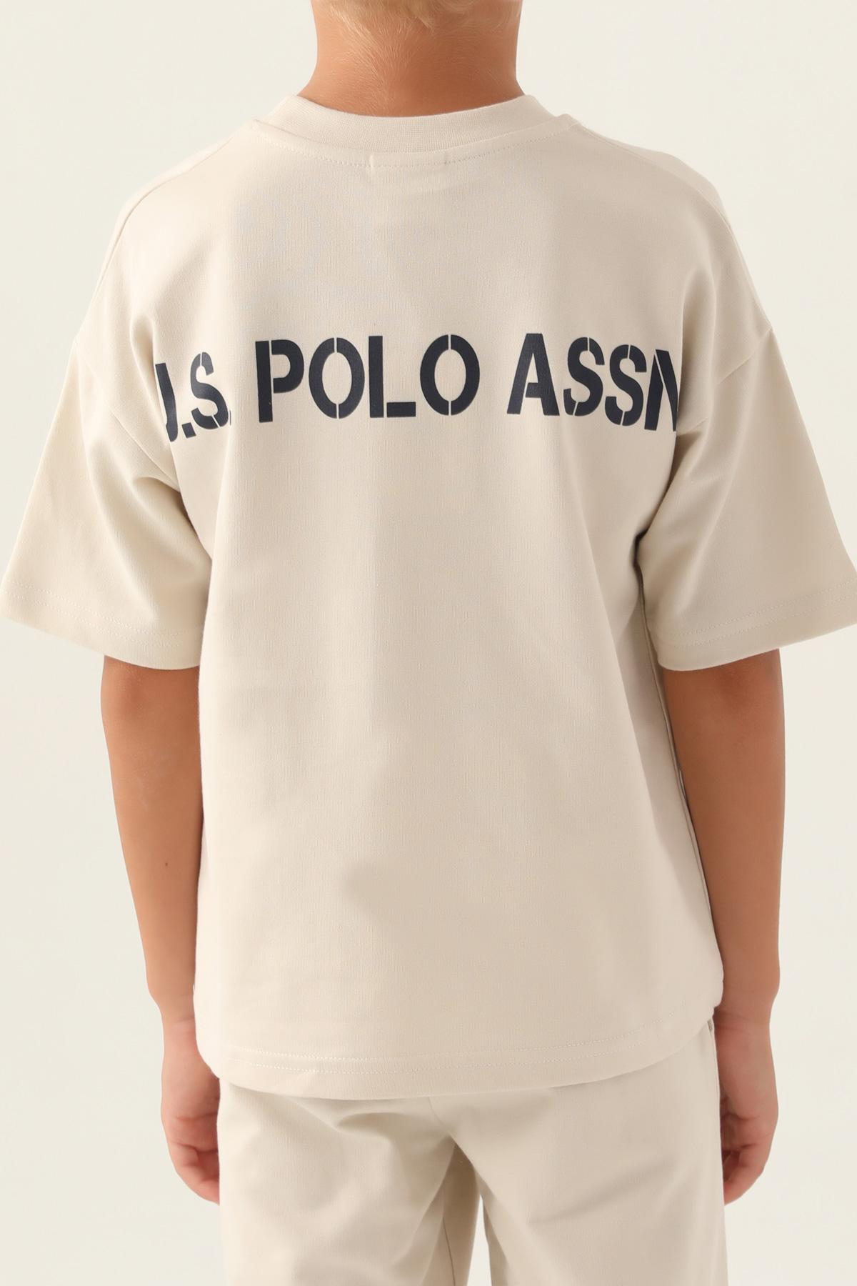 Selected image for U.S. Polo Assn. Komplet za dečake US1774-G, Bež