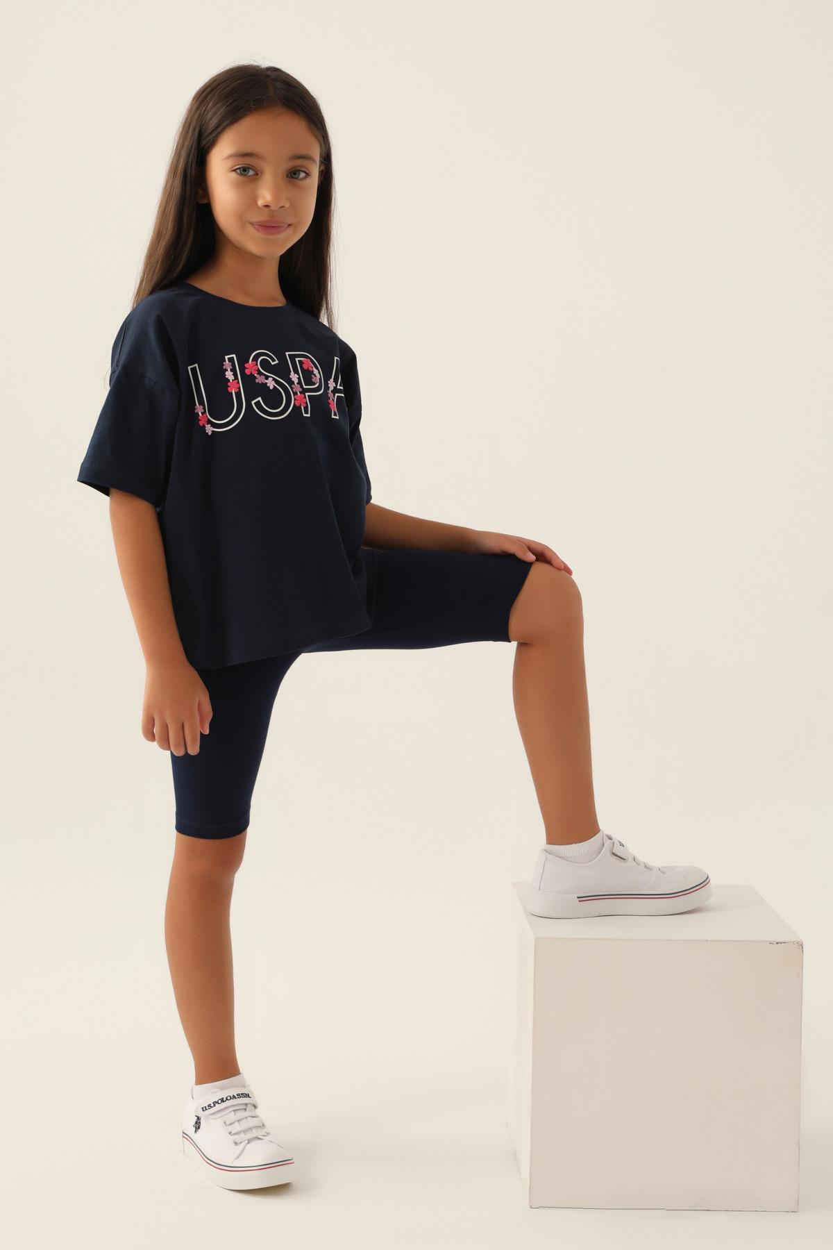 Selected image for U.S. Polo Assn. Komplet za devojčice US1846-G, Teget