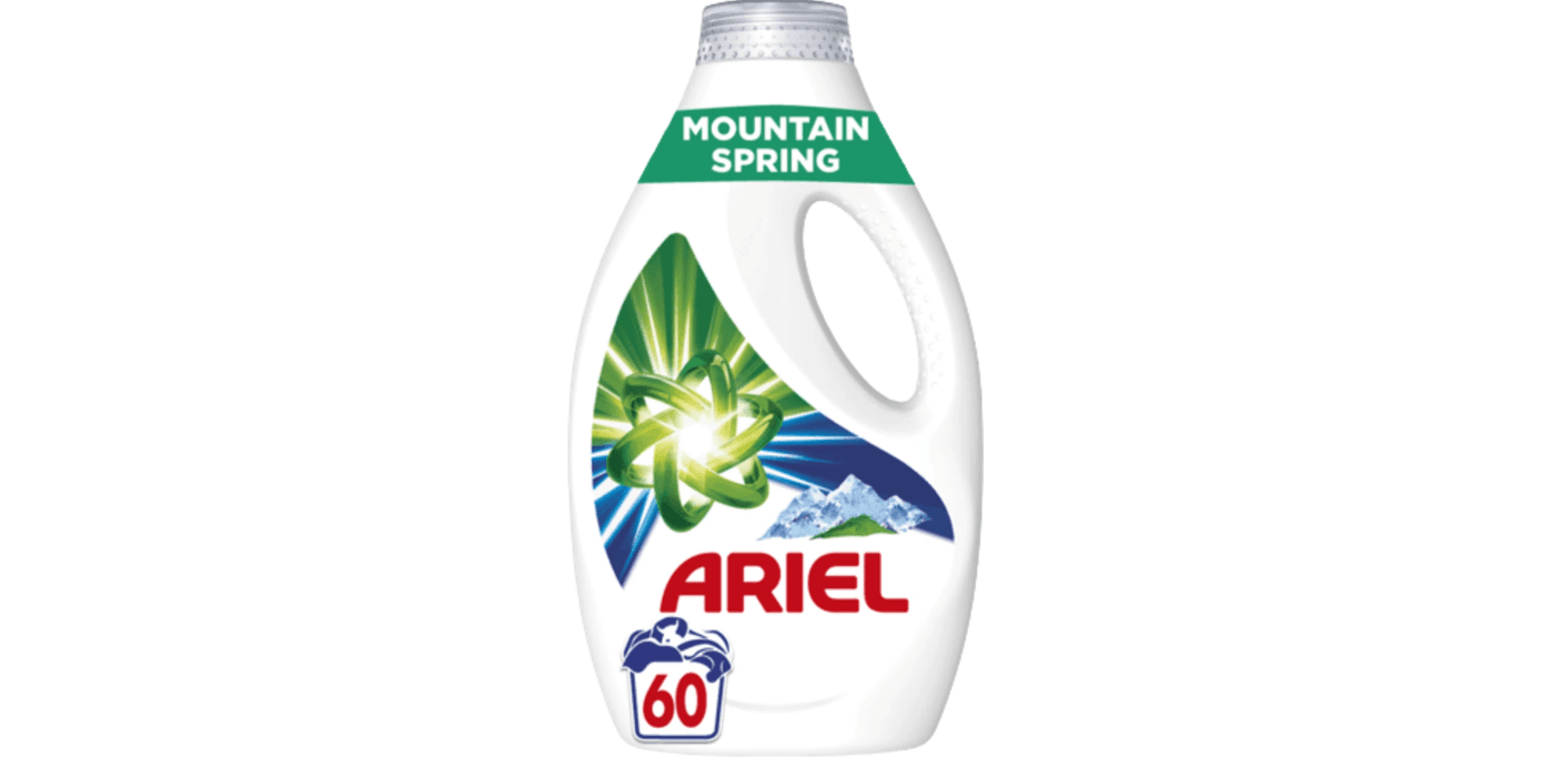 Ariel Tečni deterdžent za pranje veša Mountain Spring, 3L, 60 pranja